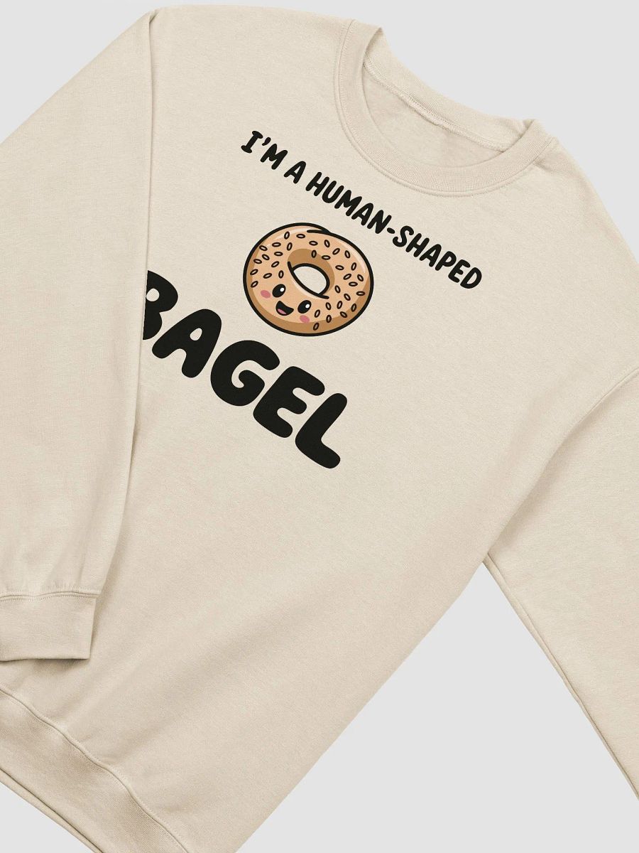 Human-Shaped Bagel Crewneck Sweatshirt product image (3)