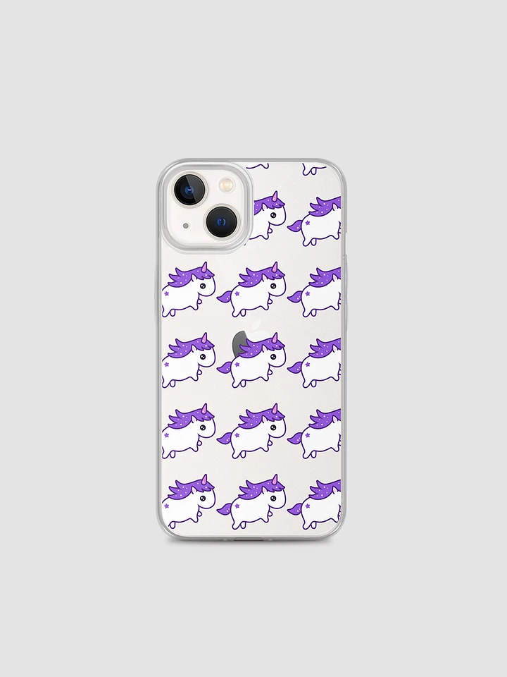 Uwu Unicorn All-Over Clear Case for iPhone® product image (1)