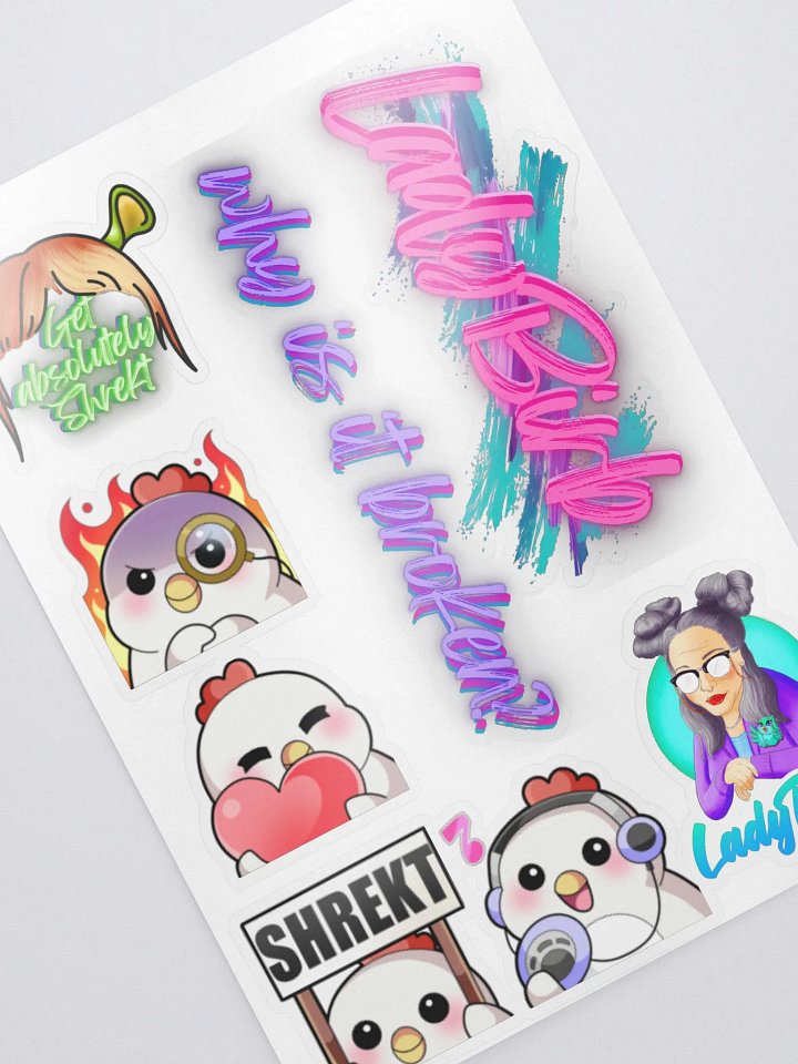 Lady Birb Sticker Pack product image (1)