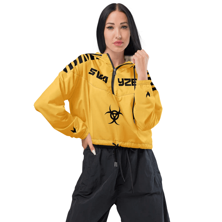 Radioactive Rebel Crop Hoodie Windbreaker product image (2)