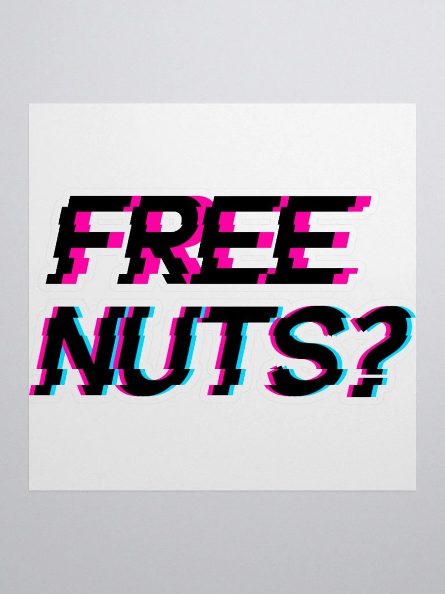 Free Nuts? Sticker product image (1)