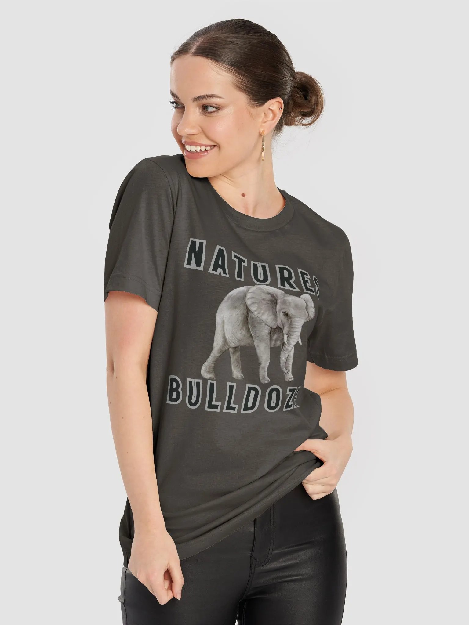 Nature's Bulldozer Elephant T-Shirt product image (71)
