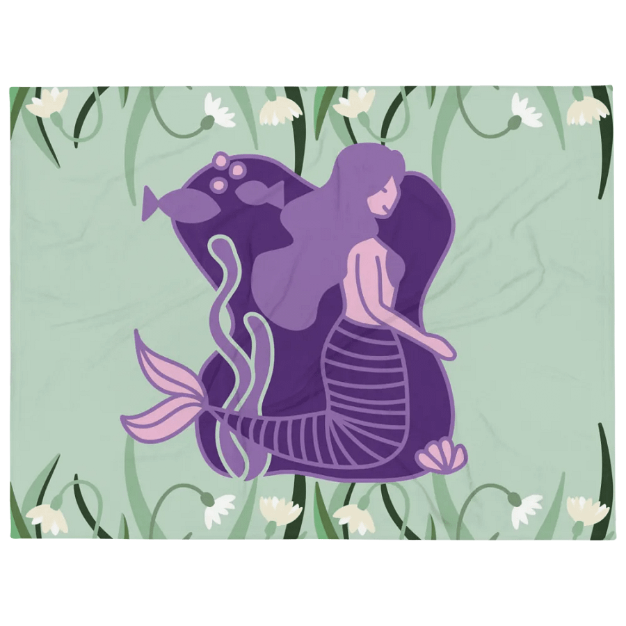 Enchanting Mermaid Dreams Throw Blanket product image (1)