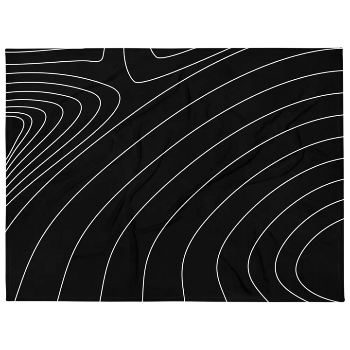 Flowing Contours Throw Blanket product image (1)