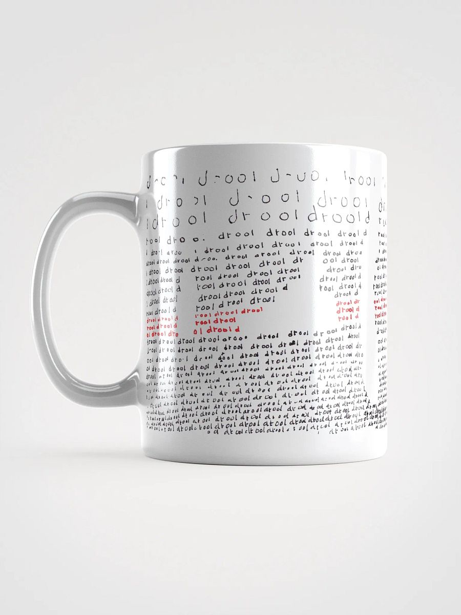 Drool White Glossy Mug product image (4)