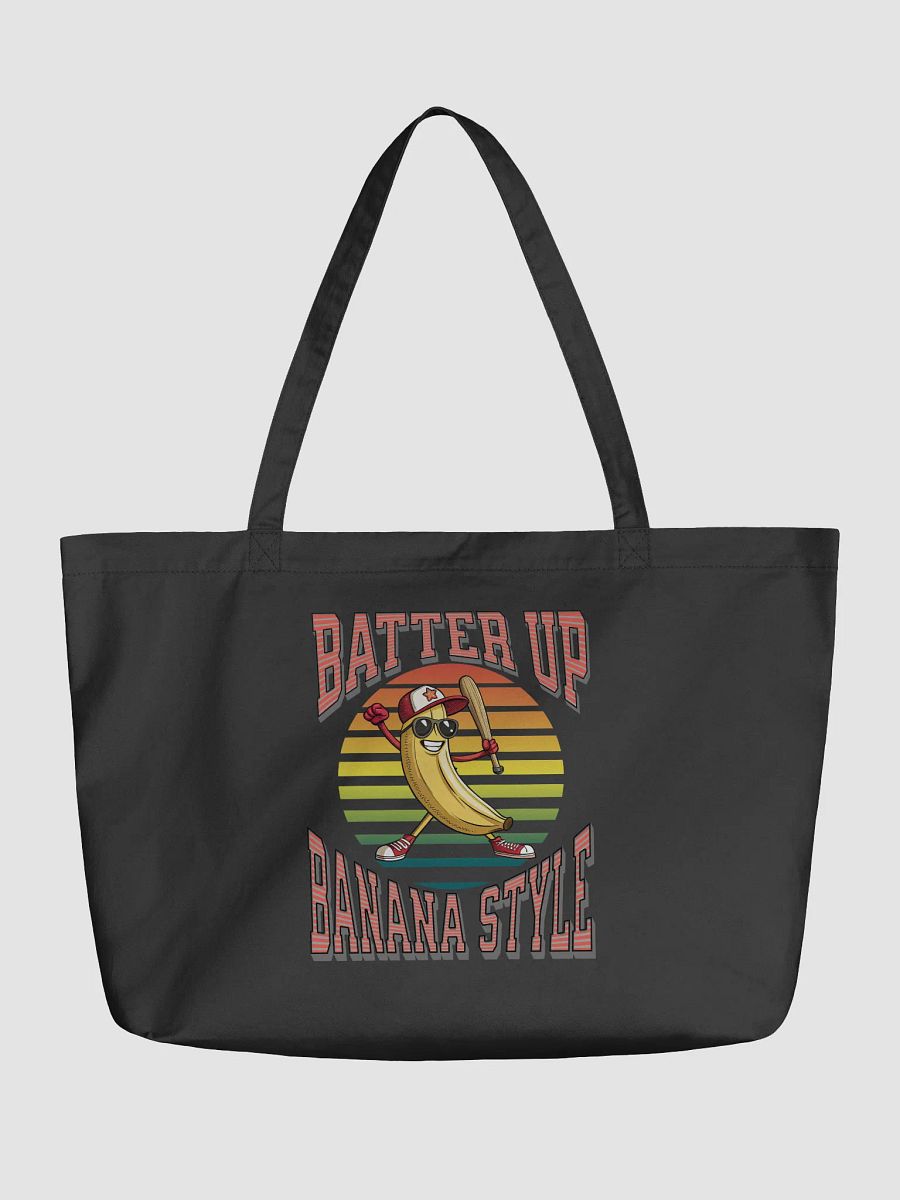 Batter Up Banana Style Baseball Sunset Tote product image (2)
