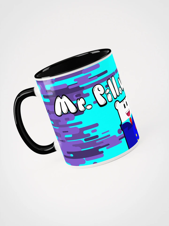 Mr. Pillow Suit Ceramic Mug with Color Inside product image (1)