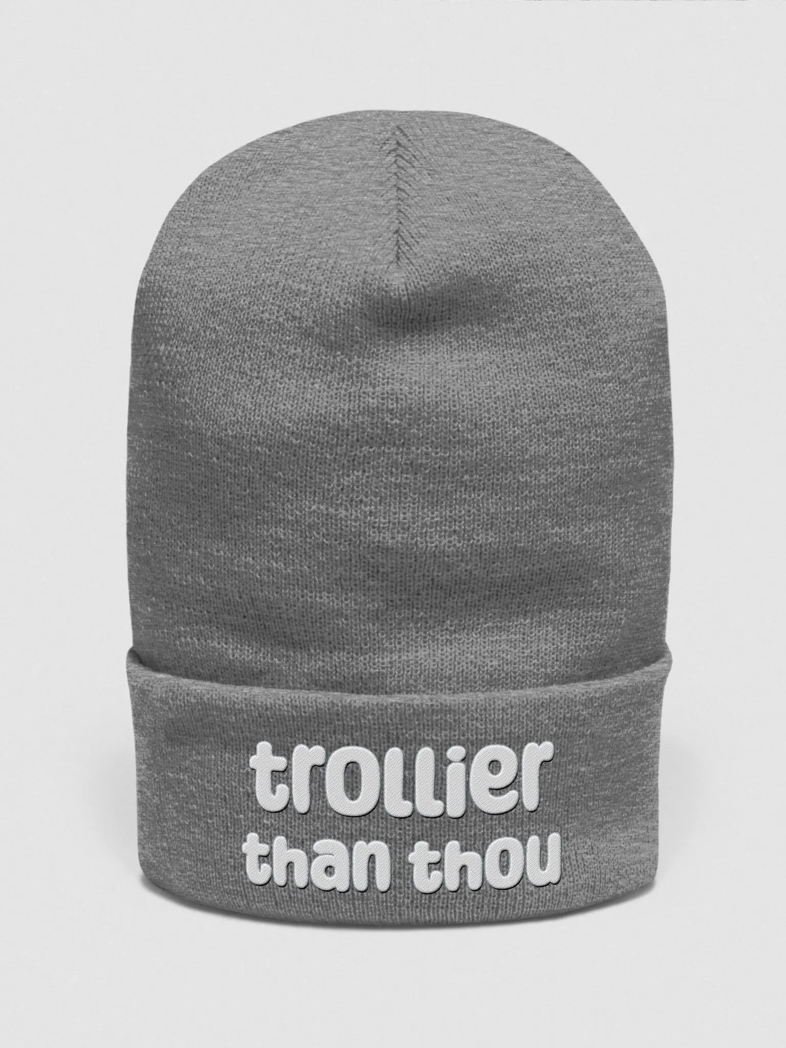 Trollier Than Thou Beanie - pastel colours product image (1)
