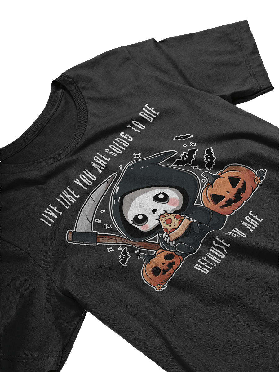 Grim Pizza Party Unisex T-Shirt - Dark Colors product image (2)