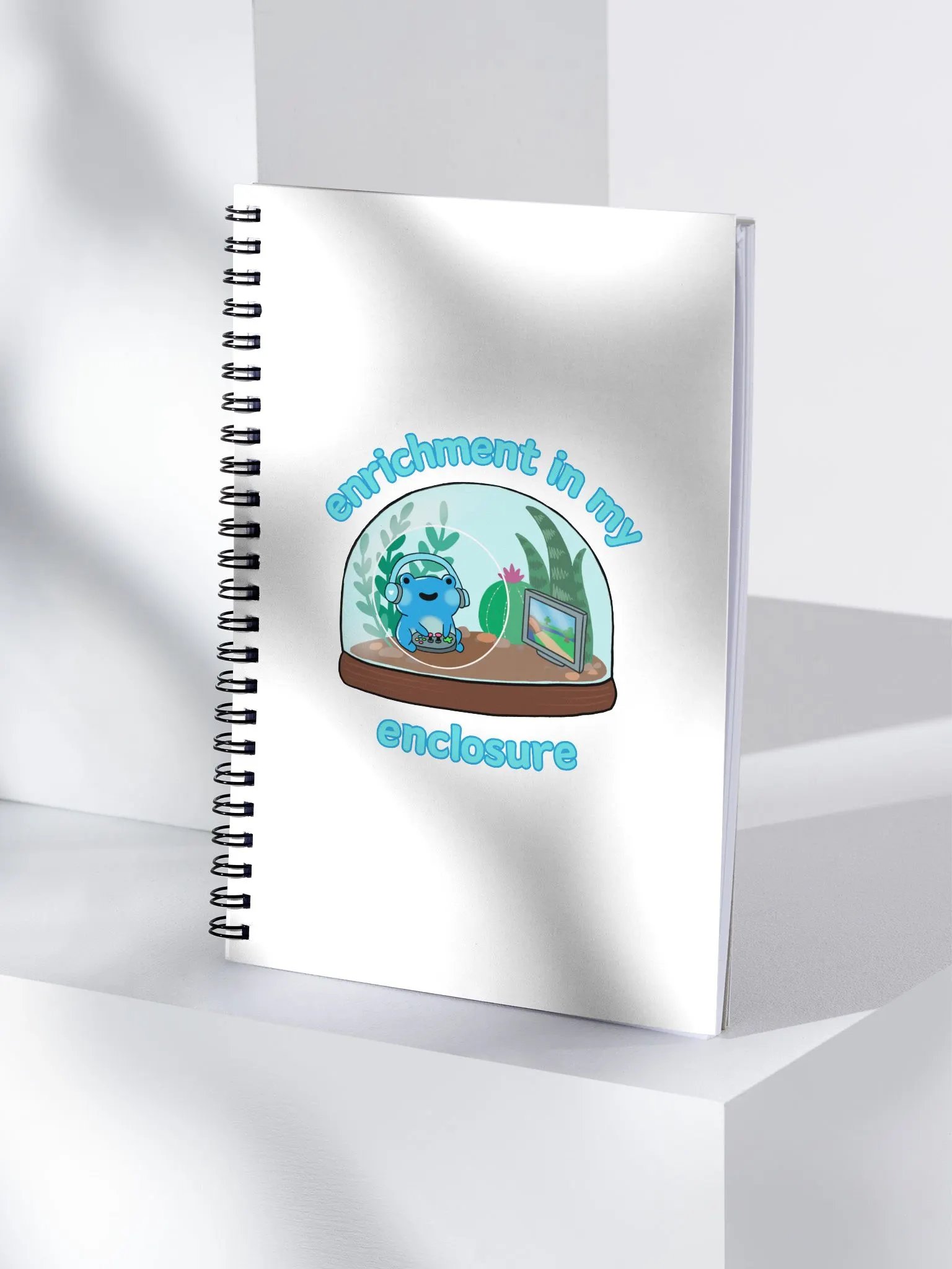 Enrichment in My Enclosure Spiral Notebook product image (4)