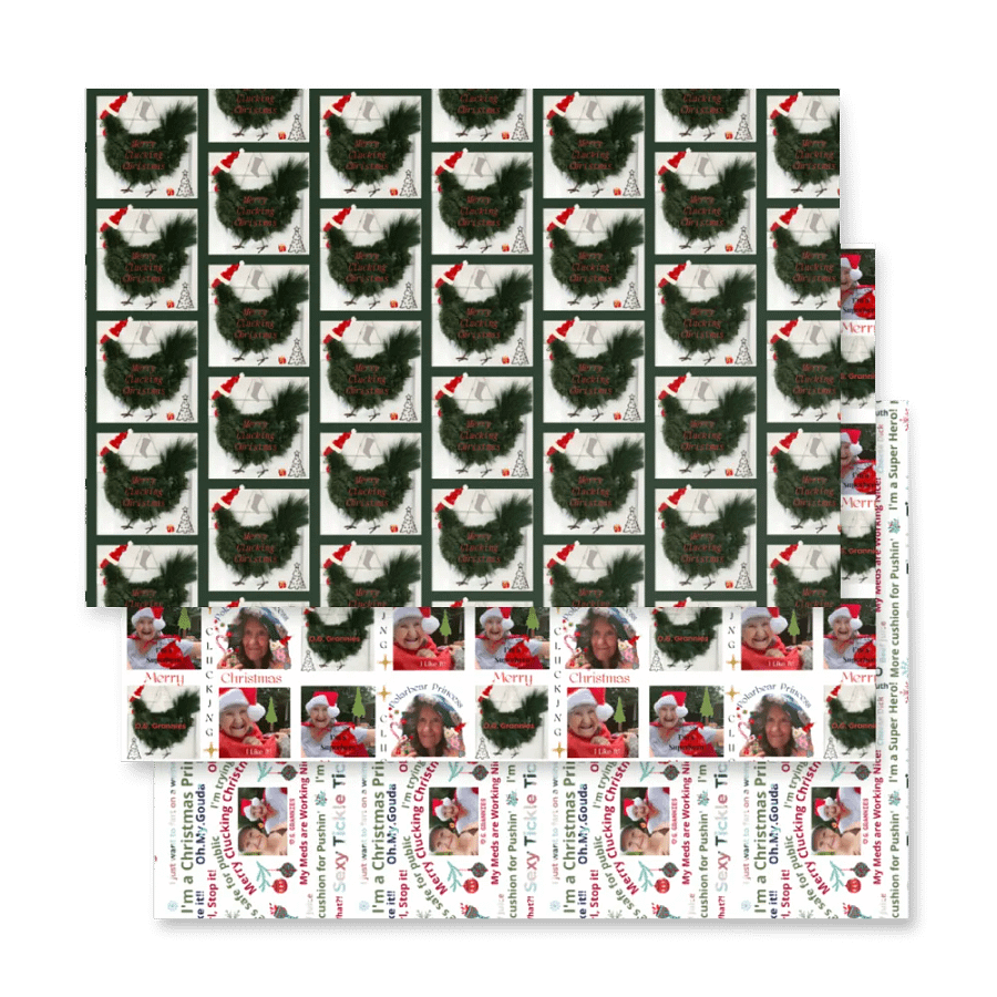 Gift Wrapping - Set of (3) Original O.G. Grannies Design product image (4)