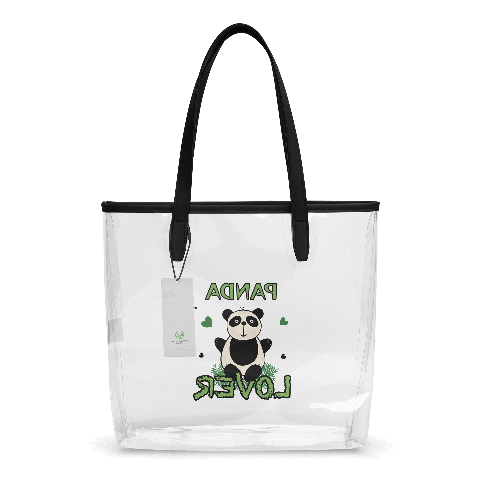 Panda Lover Clear Tote Bag product image (2)