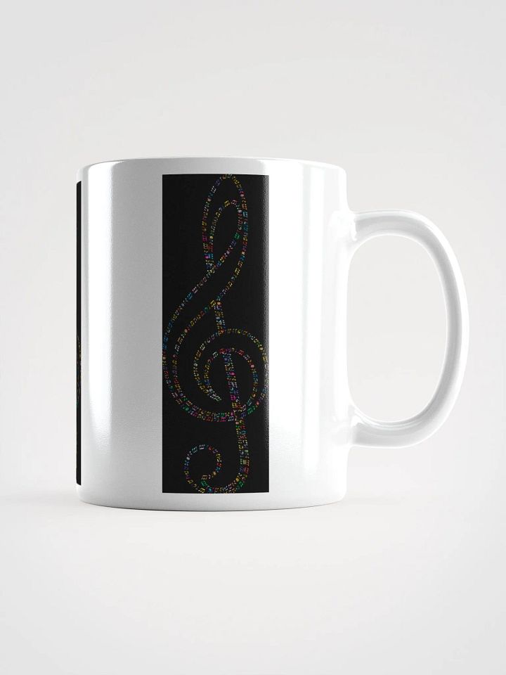 White Glossy Coffee mug-Music Note product image (2)