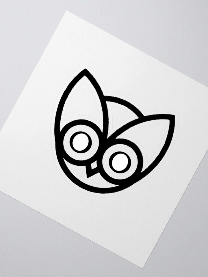 Owl logo sticker product image (2)
