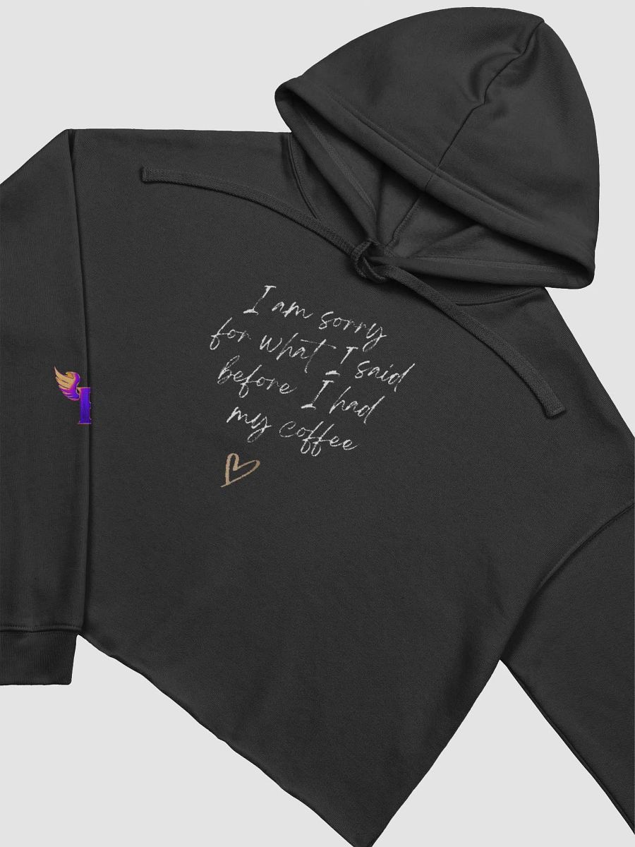 Cold Weather Coffee Love Crop Hoodie product image (7)