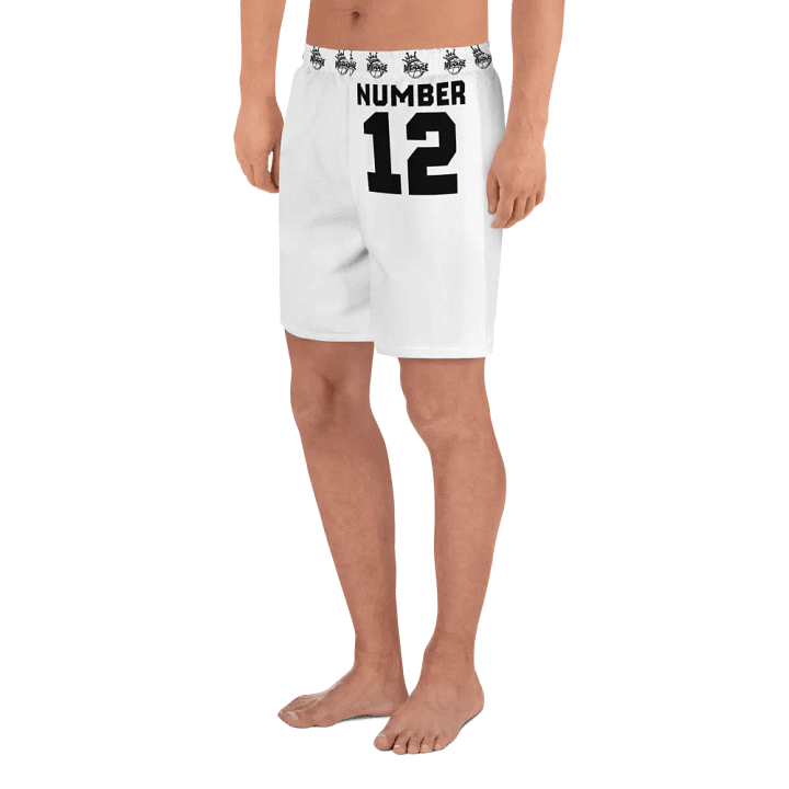 menace basketball shorts (white release) product image (2)