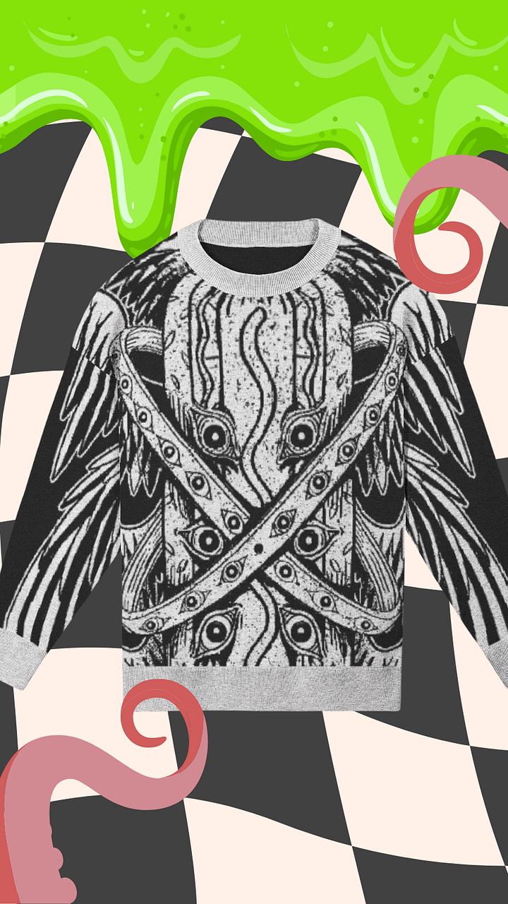 Biblically Accurate Hotdog Sweater product image (1)