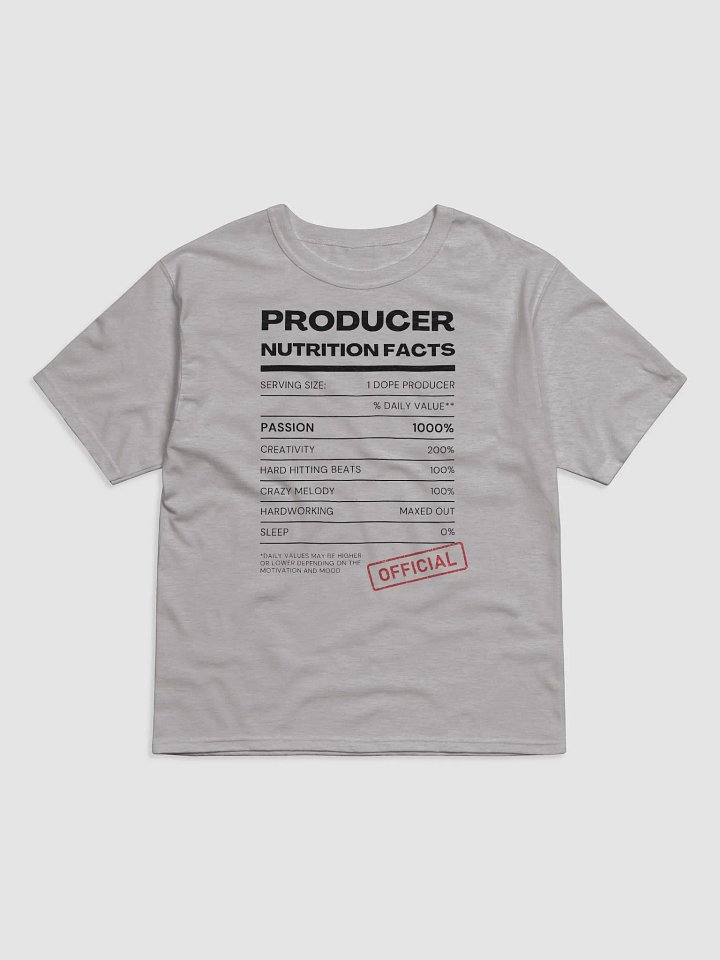 Producer Nutrition Facts product image (1)