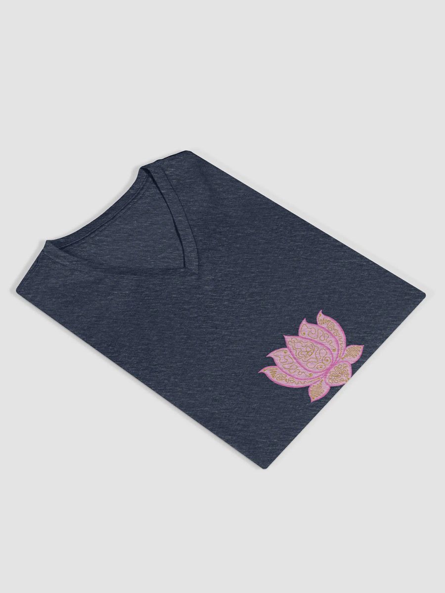 Golden Lotus V-Neck Tee product image (9)