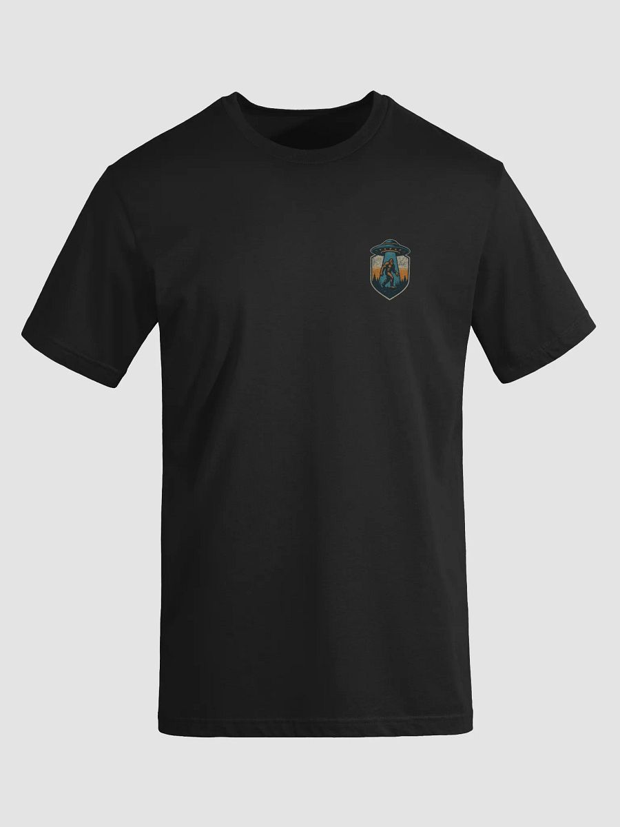 Bigfoot UFO Chest Logo T-Shirt – Minimalist Cryptid Style product image (2)