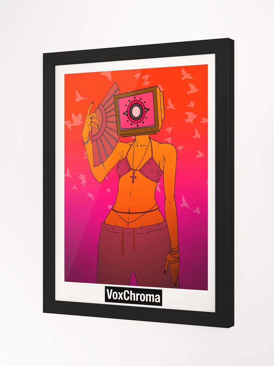 Framed Poster - Head In The Clouds (Orange) product image (2)