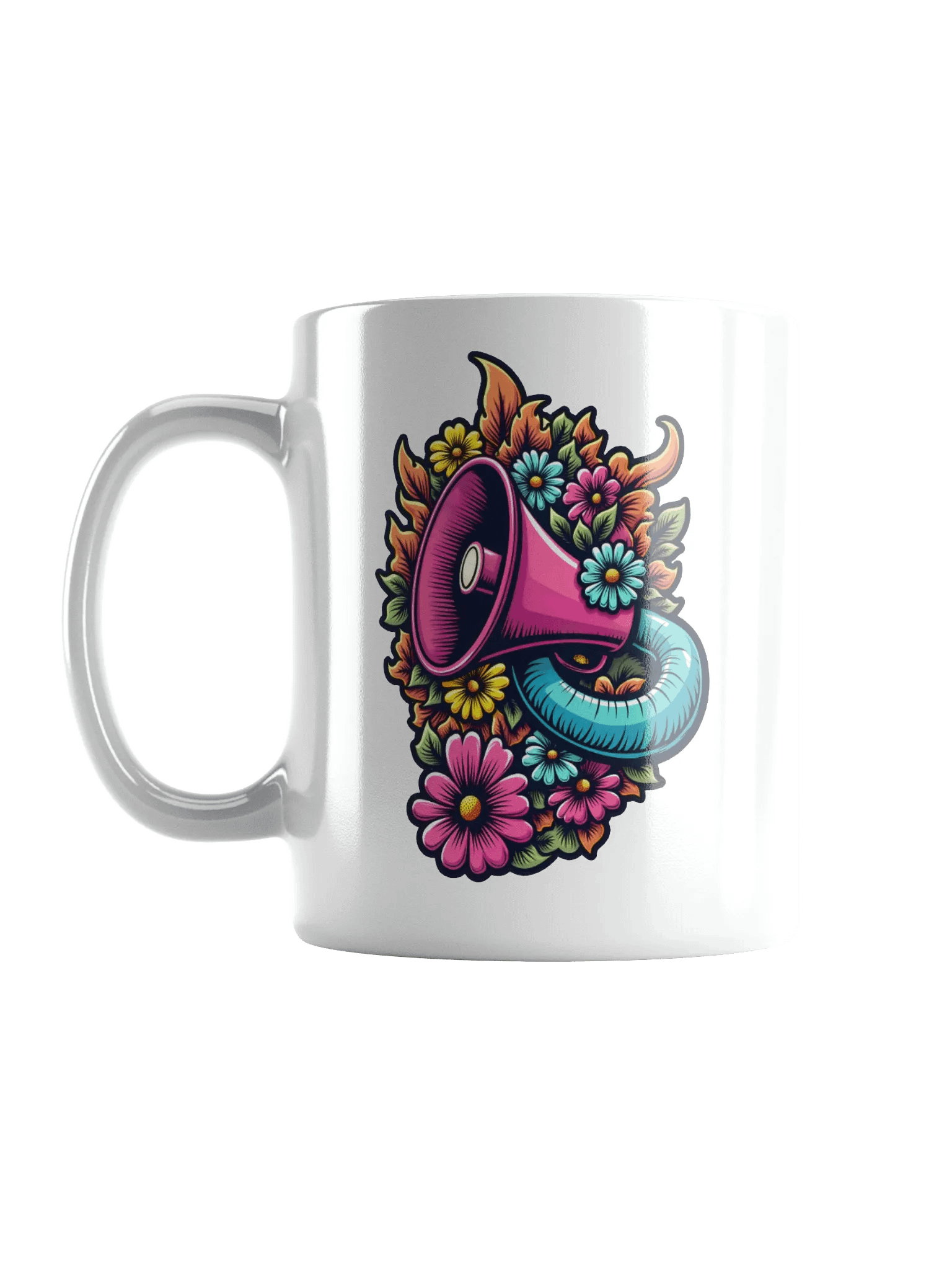 Floral Megaphone Mug product image (6)
