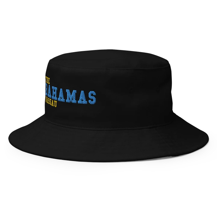 Nassau Bahamas Hat : Bahamas Swimming Pigs Bucket Hat Embroidered product image (2)