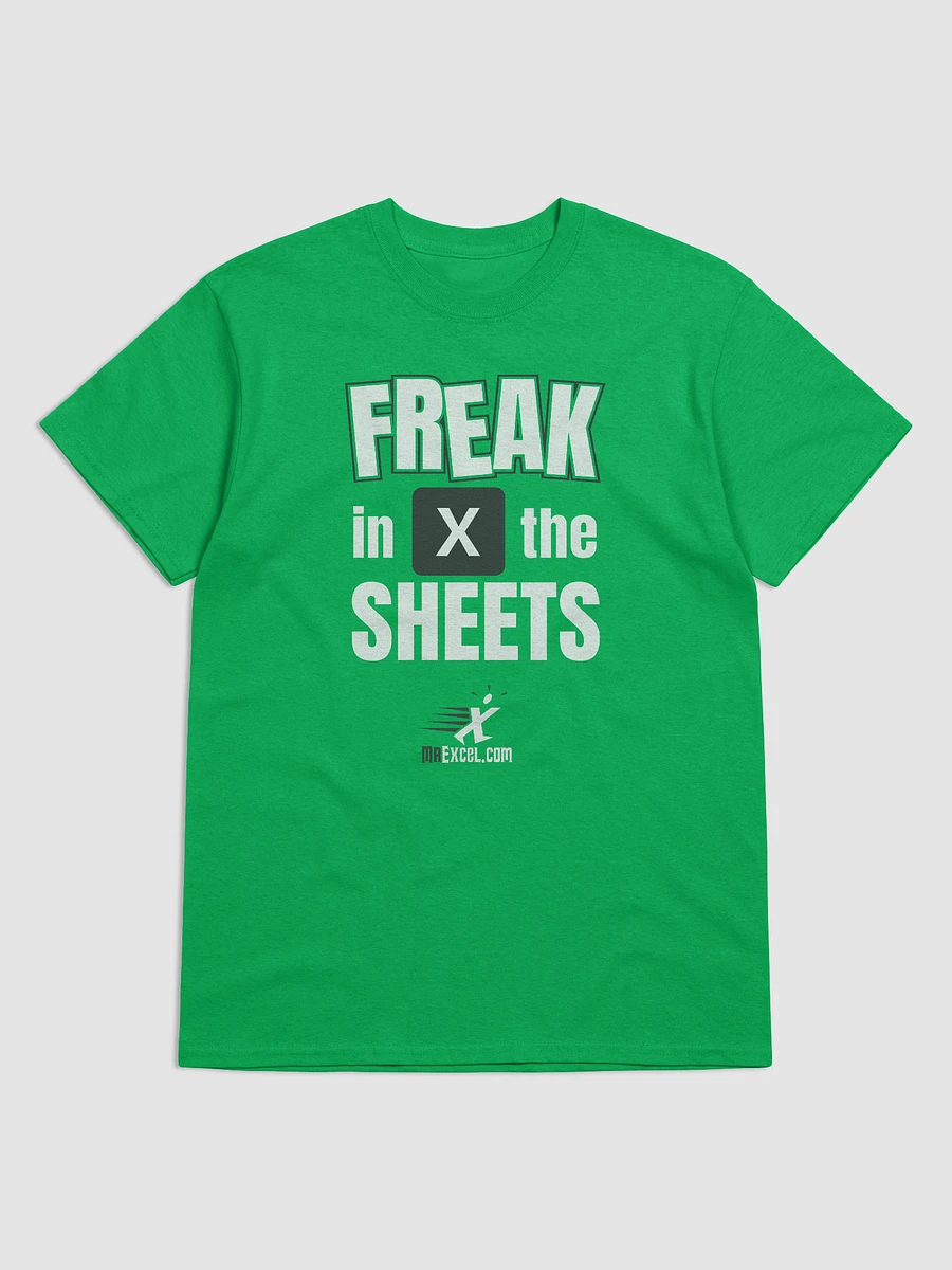 Excel Freak In The Sheets - Green T-shirt product image (1)