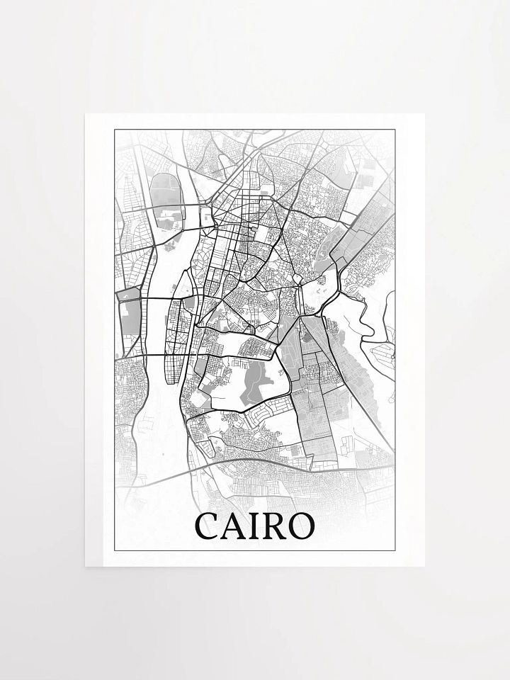 Cairo, Egypt, city map print product image (3)
