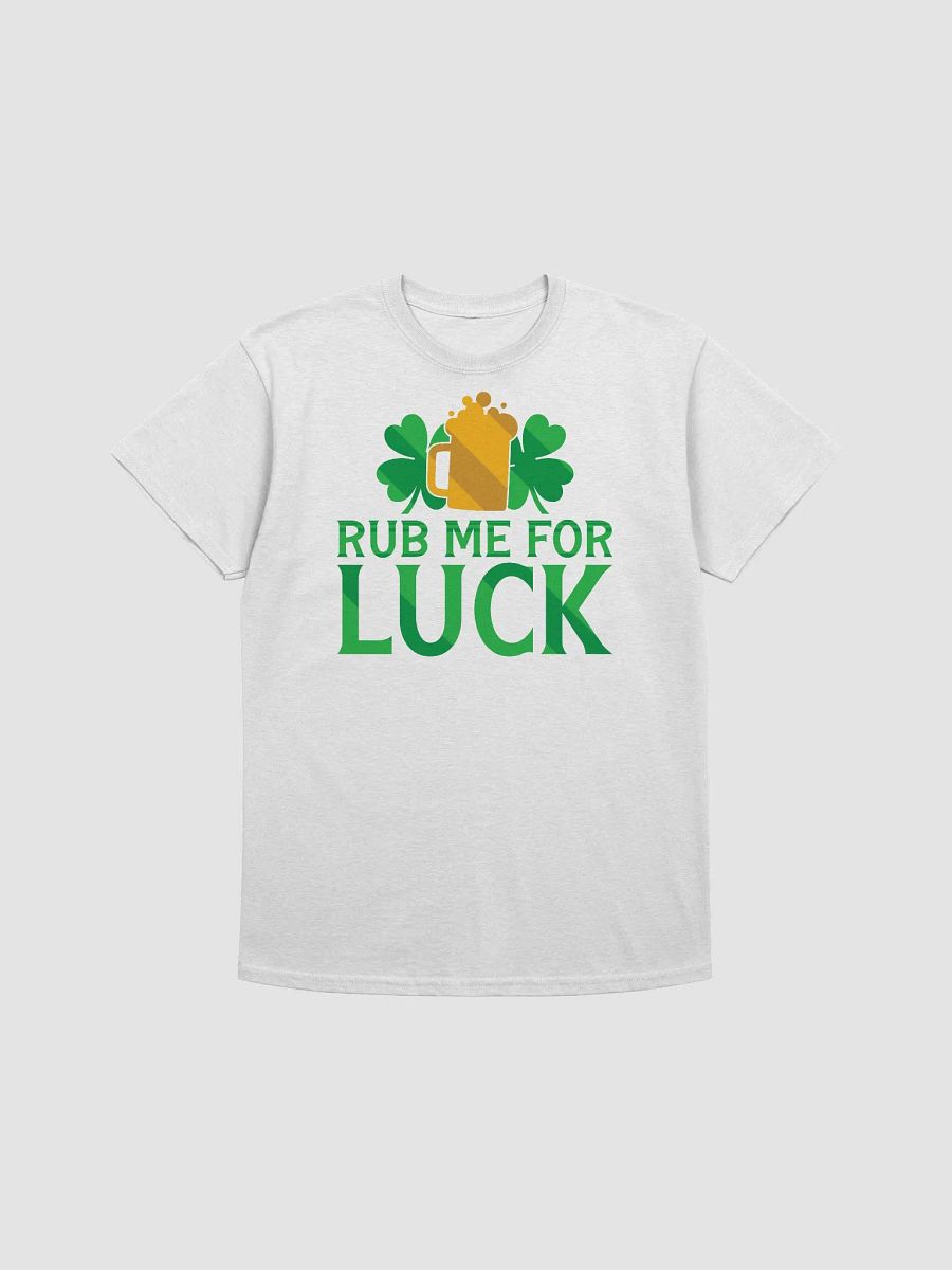 Rub Me For Luck Tee: Double the Clovers, Double the Fun! product image (2)