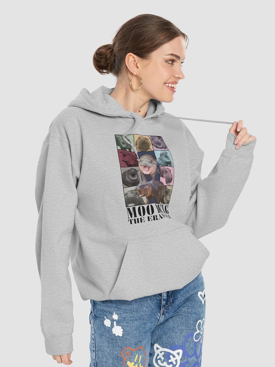 In My Moo Deng Era Playful Hippo Expressions Hoodie product image (7)