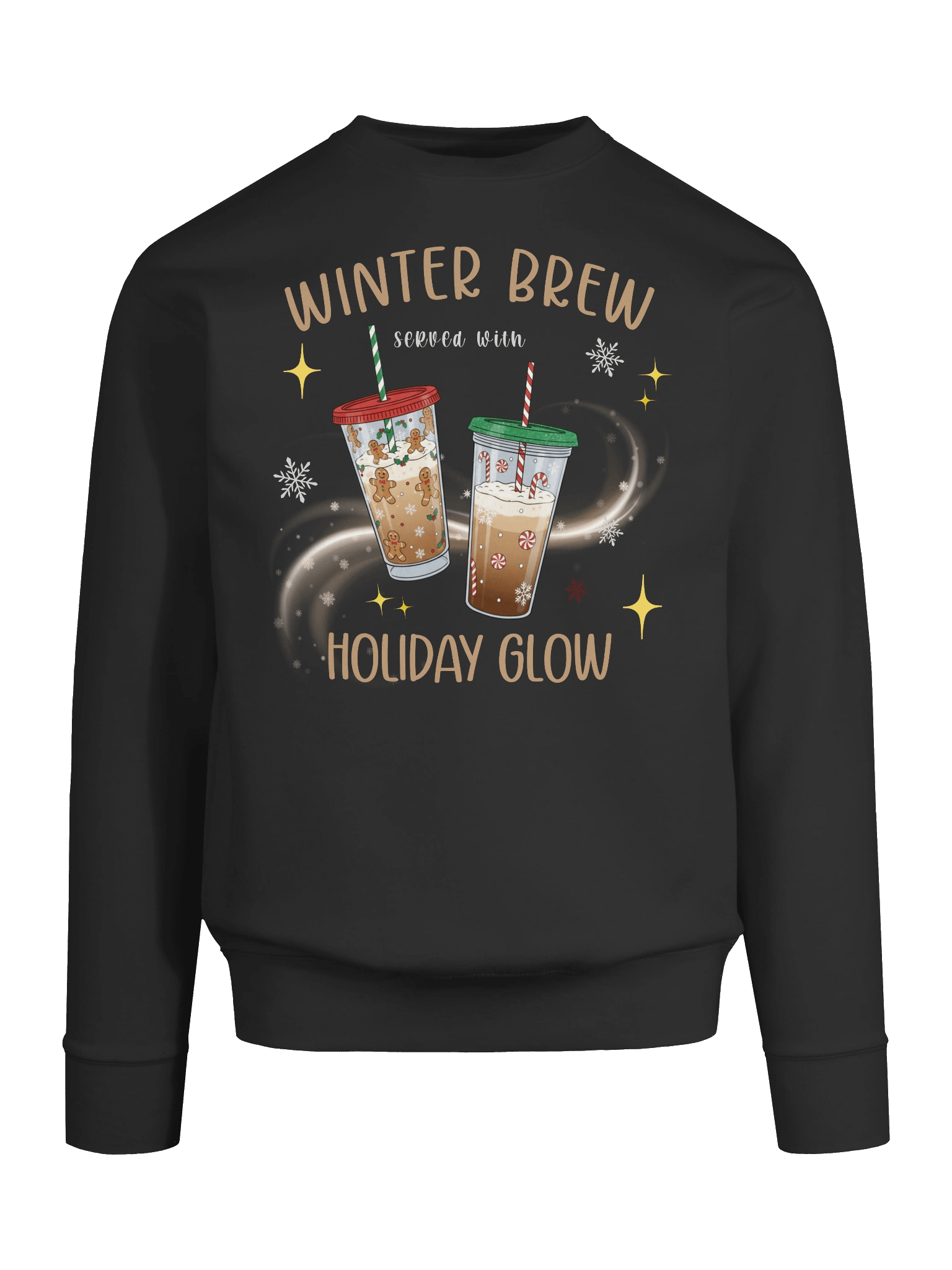 Winter Brew with Holiday Glow To Go – Festive Holiday Coffee Cup Design | Cozy Christmas Aesthetic Art product image (49)
