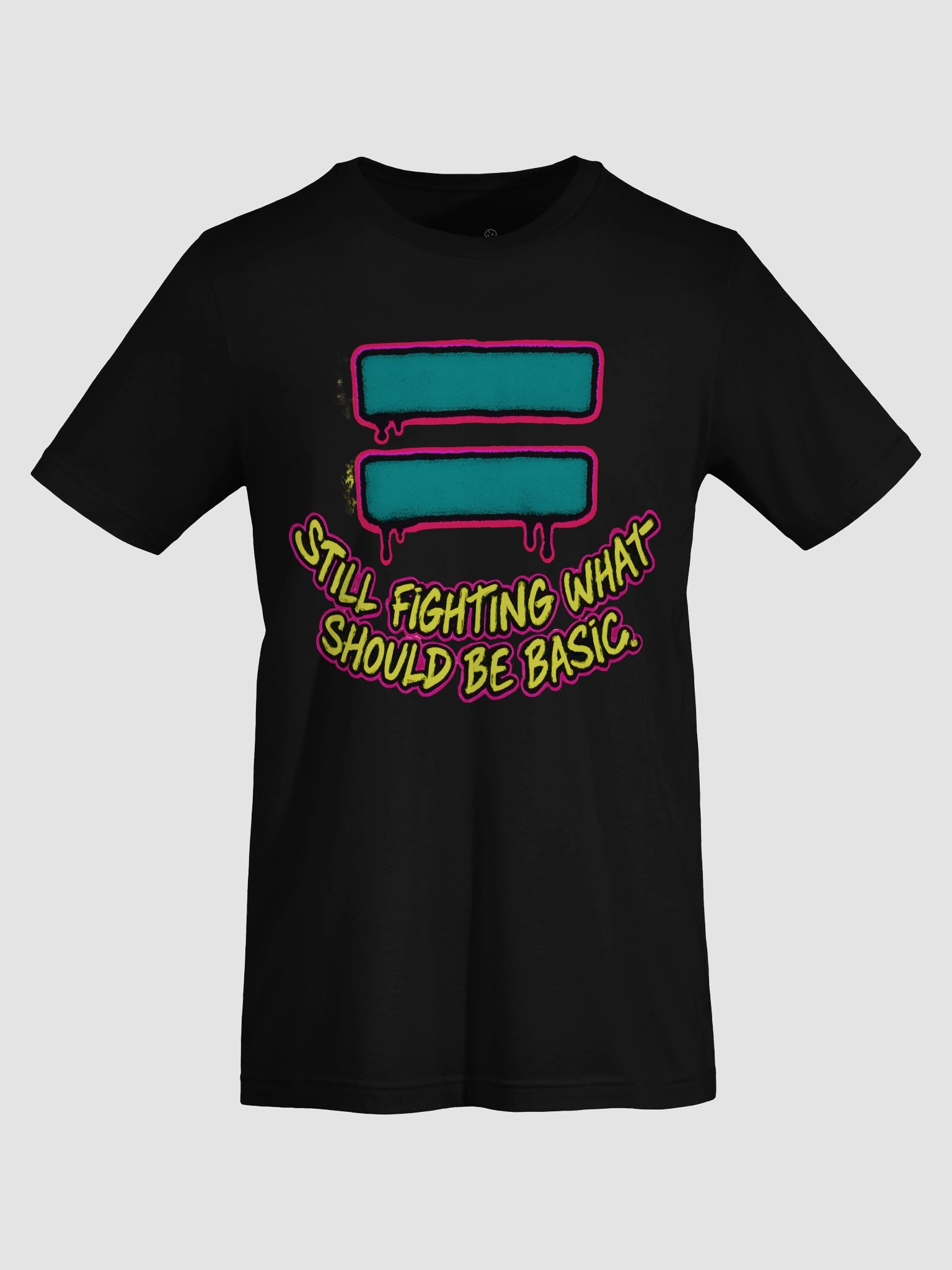 Equal AF T-Shirt | Neon Street-Punk Overthink Wear Tee product image (7)