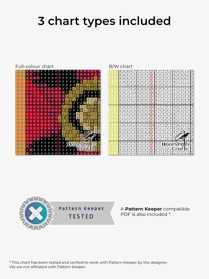 Red Poppy: Floral Cross Stitch Pattern PDF product image (2)