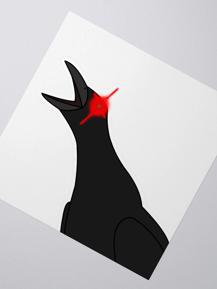 triggered crow sticker product image (2)