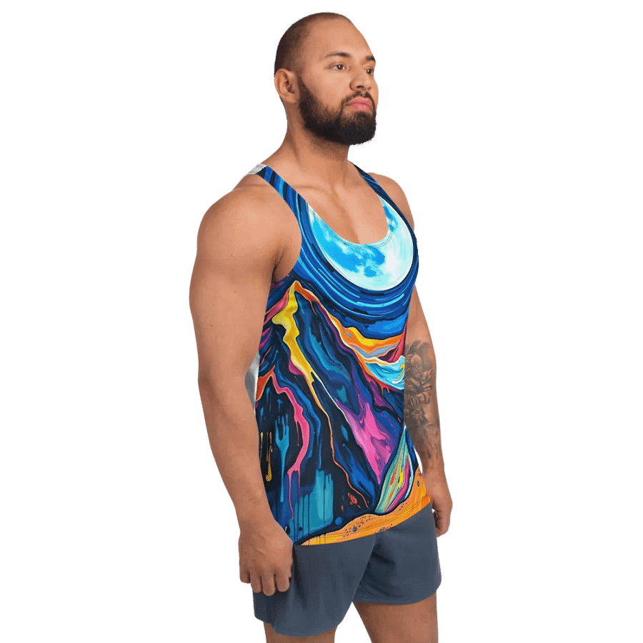 Luminous Moon Mountains Tank Top product image (3)