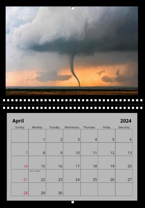 2024 Weather Calendar product image (6)