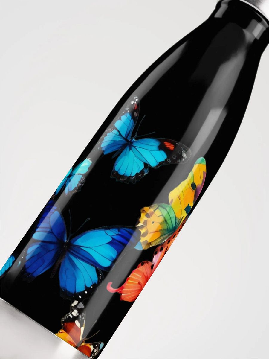 Stainless steel butterfly water bottle product image (5)