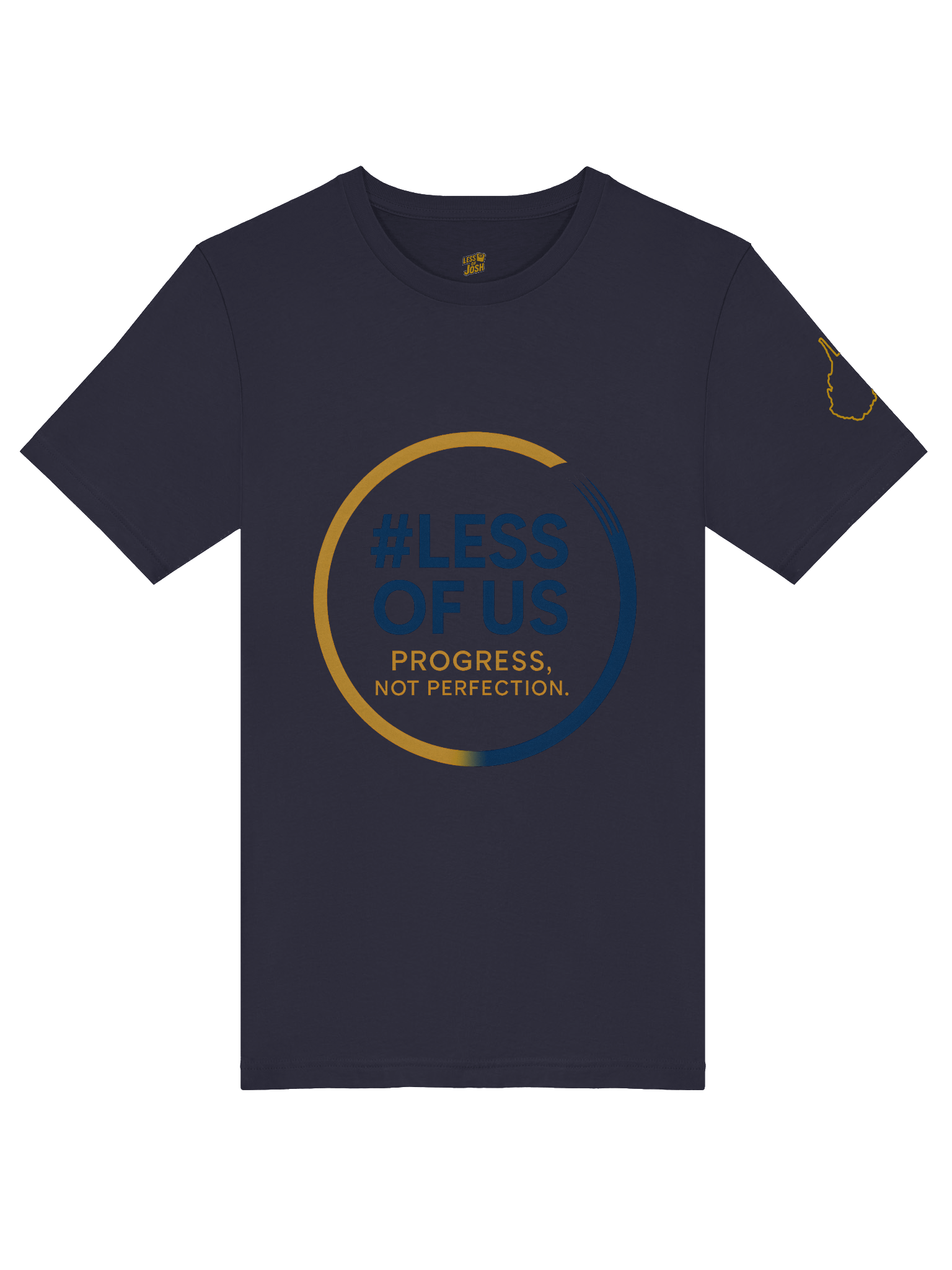 #LessOfUs “Progress, Not Perfection” Supersoft Tee product image (5)