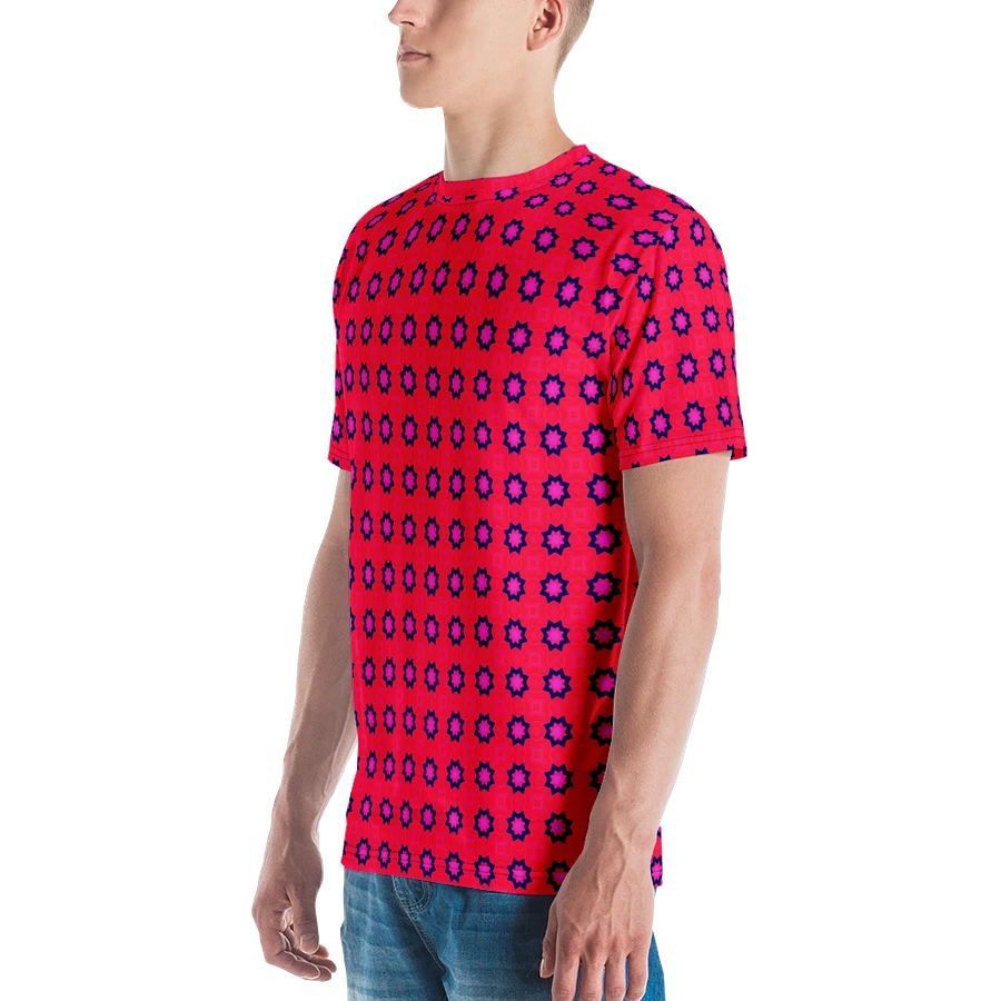 Abstract Red Men's Crewneck T Shirt product image (7)