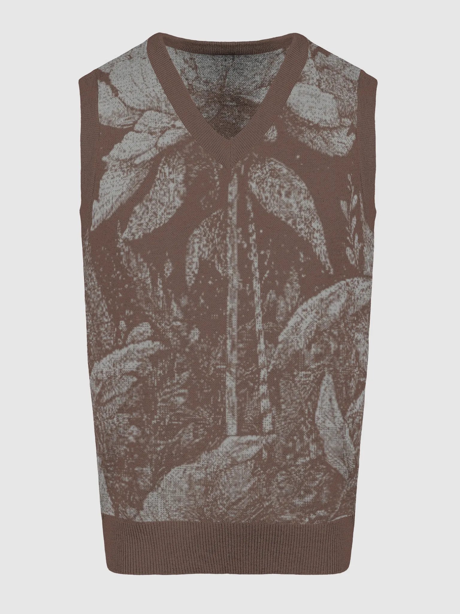 Noir Jungle III Knitted V-Neck Vest product image (15)