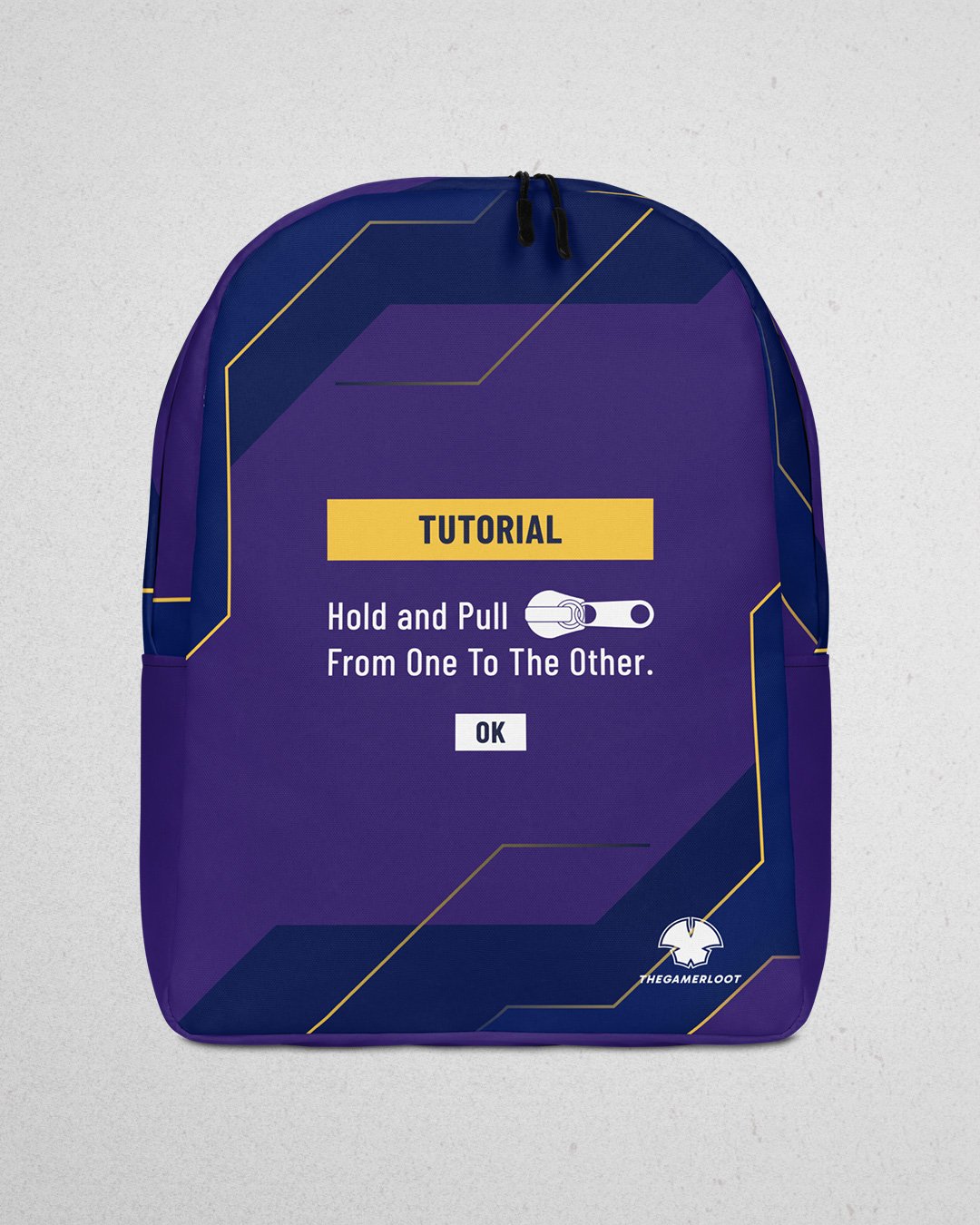 Gamer Tutorial Minimalist Backpack – Tutorial Gaming UI Design product image (4)