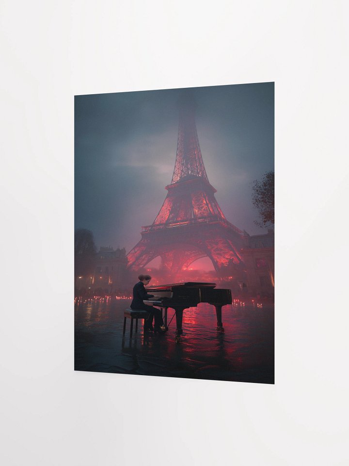 Eiffel Serenade Matter Unframed Wall Art Paper Canvas product image (7)
