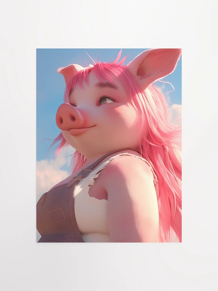 Whimsical Piggy Dreams Poster product image (1)