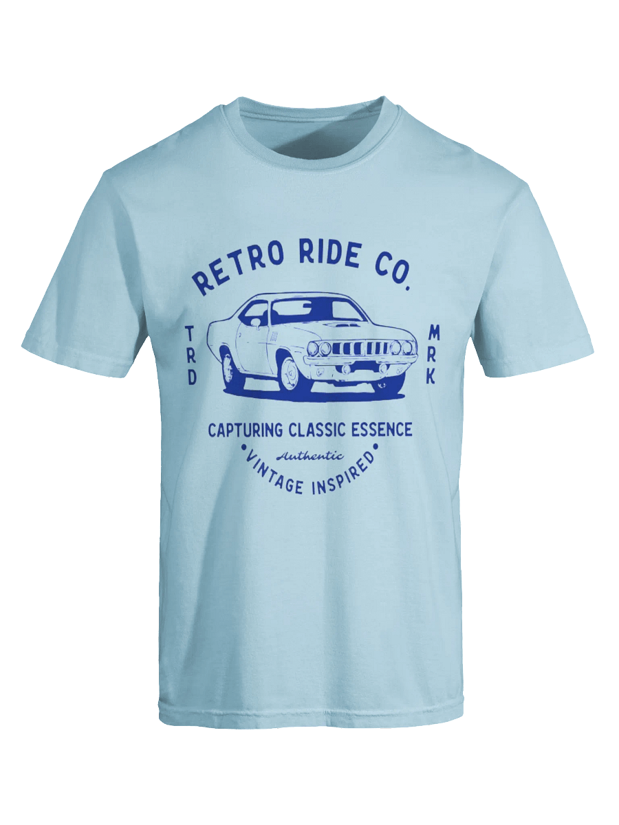 Blue Retro Ride Tee product image (37)