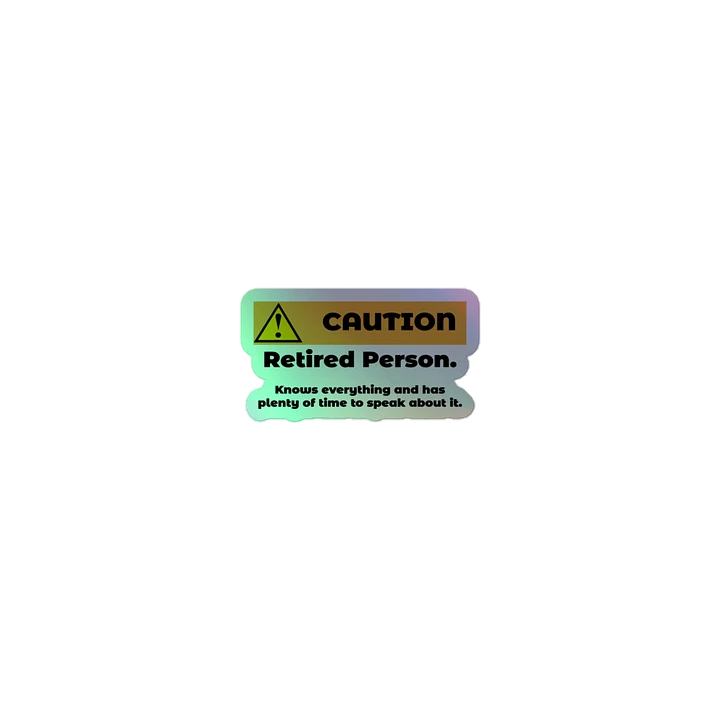 Caution Retired Person product image (1)