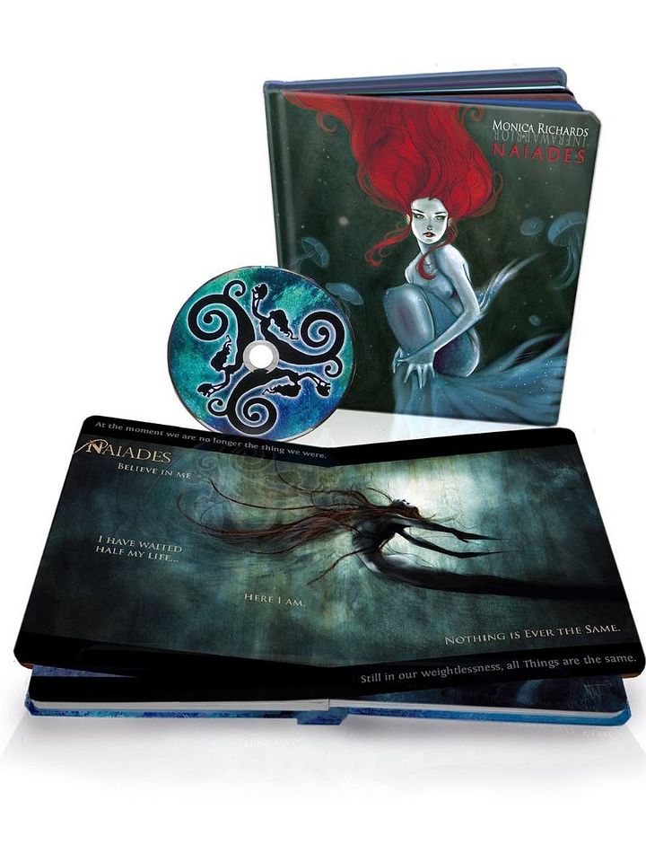 Monica Richards Naiades Hardcover Art Book with CD product image (2)