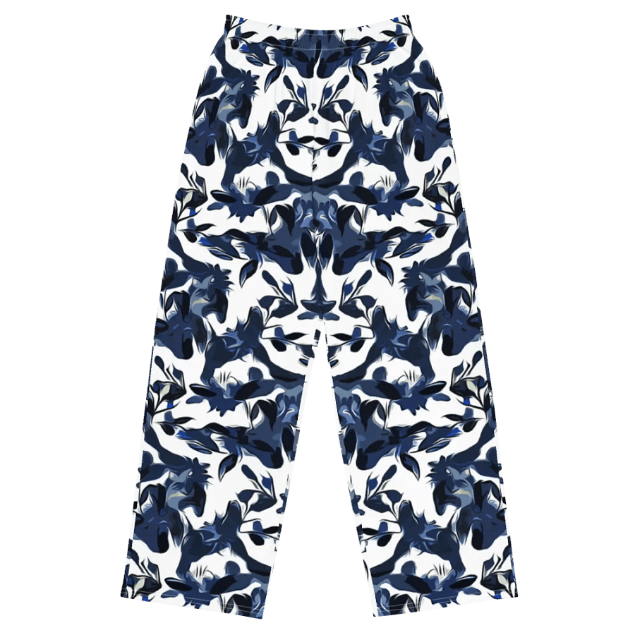 Wild Waves | Unisex Wide-Leg Pants product image (4)