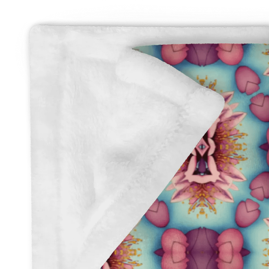 Vibrant Florals & Hearts Throw Blanket product image (12)