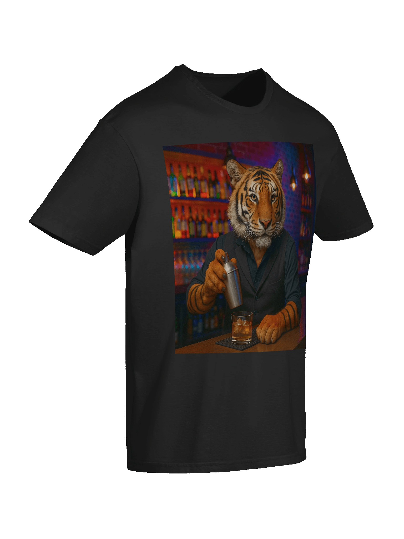 Tiger Bartender Unisex T-Shirt product image (89)